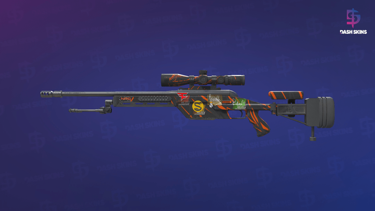 StatTrak™ SSG 08 | Slashed (Field-Tested) Screenshot Playside