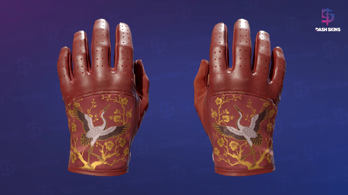 ★ Driver Gloves | Brocade Crane (Field-Tested) Screenshot Playside