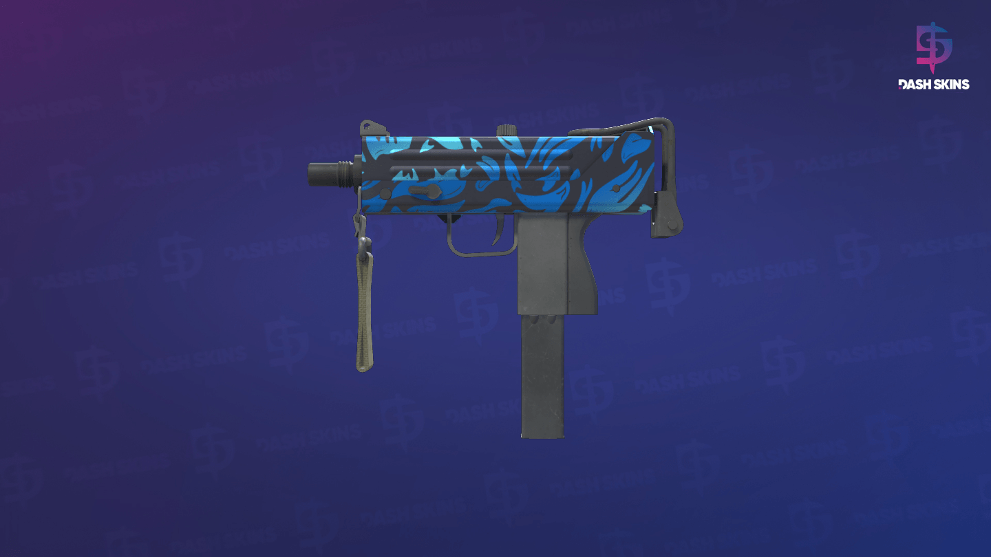 MAC-10 | Oceanic (Factory New) Screenshot Playside