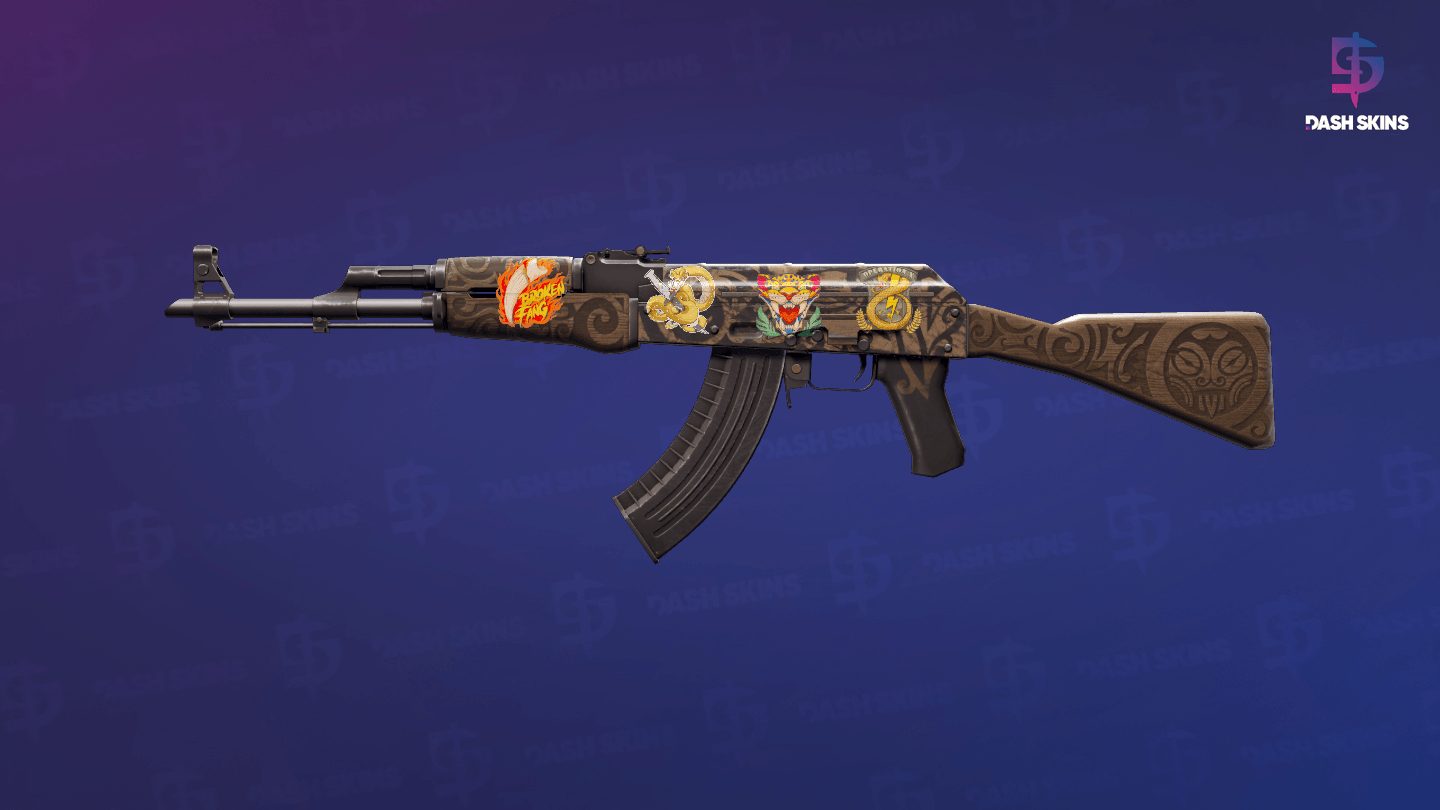 AK-47 | Uncharted (Minimal Wear) Screenshot Playside