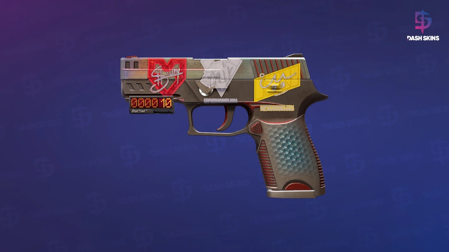 StatTrak™ P250 | Cyber Shell (Field-Tested) Screenshot Playside