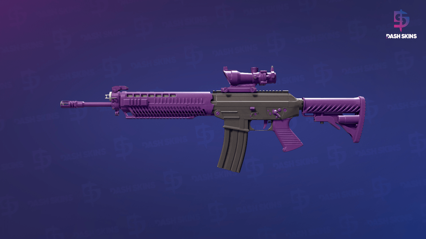 SG 553 | Ultraviolet (Field-Tested) Screenshot Playside