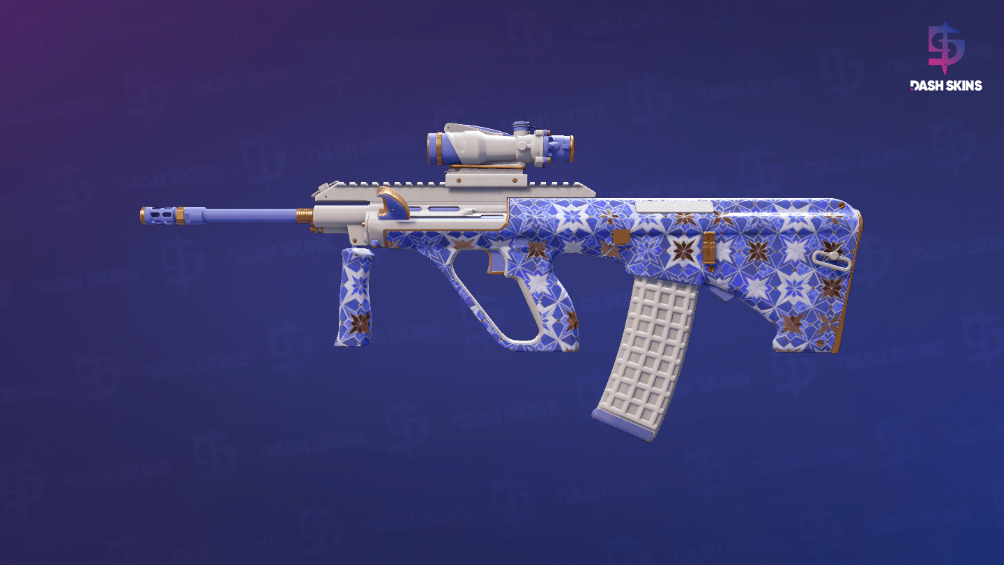 AUG | Lapis Lazuli (Minimal Wear) Screenshot Playside