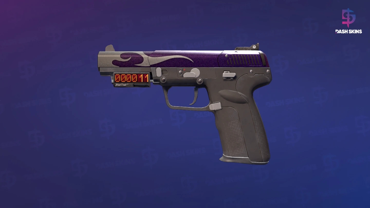 StatTrak™ Five-SeveN | Flame Test (Battle-Scarred) Screenshot Playside