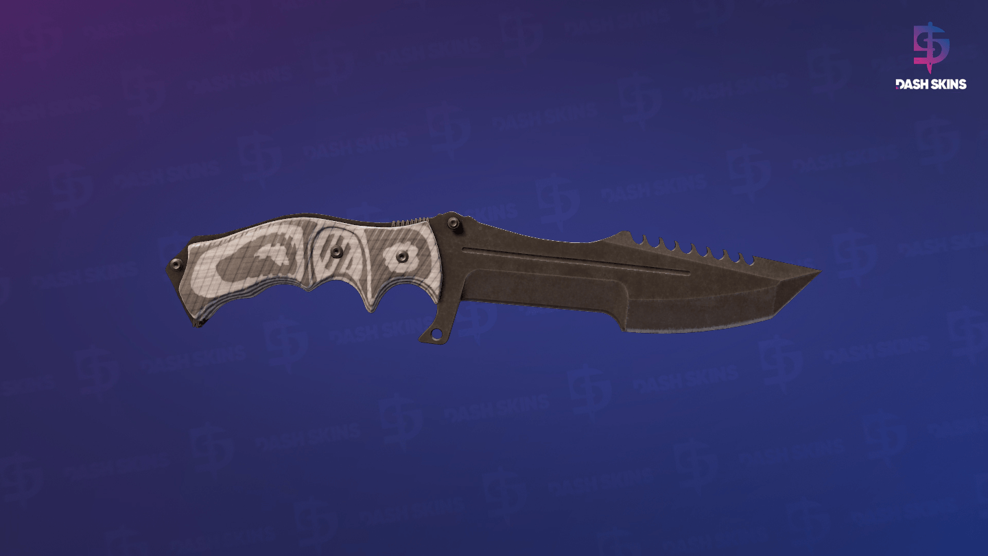 ★ Huntsman Knife | Black Laminate (Well-Worn) Screenshot Playside