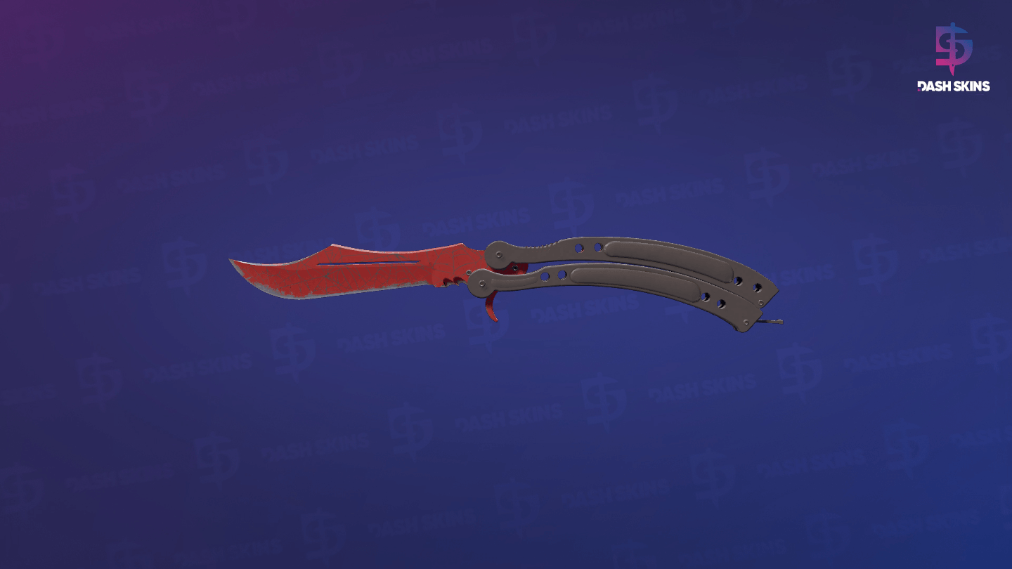 ★ Butterfly Knife | Crimson Web (Field-Tested) Screenshot Playside