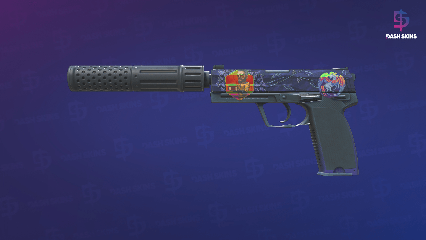 USP-S | Black Lotus (Field-Tested) Screenshot Playside