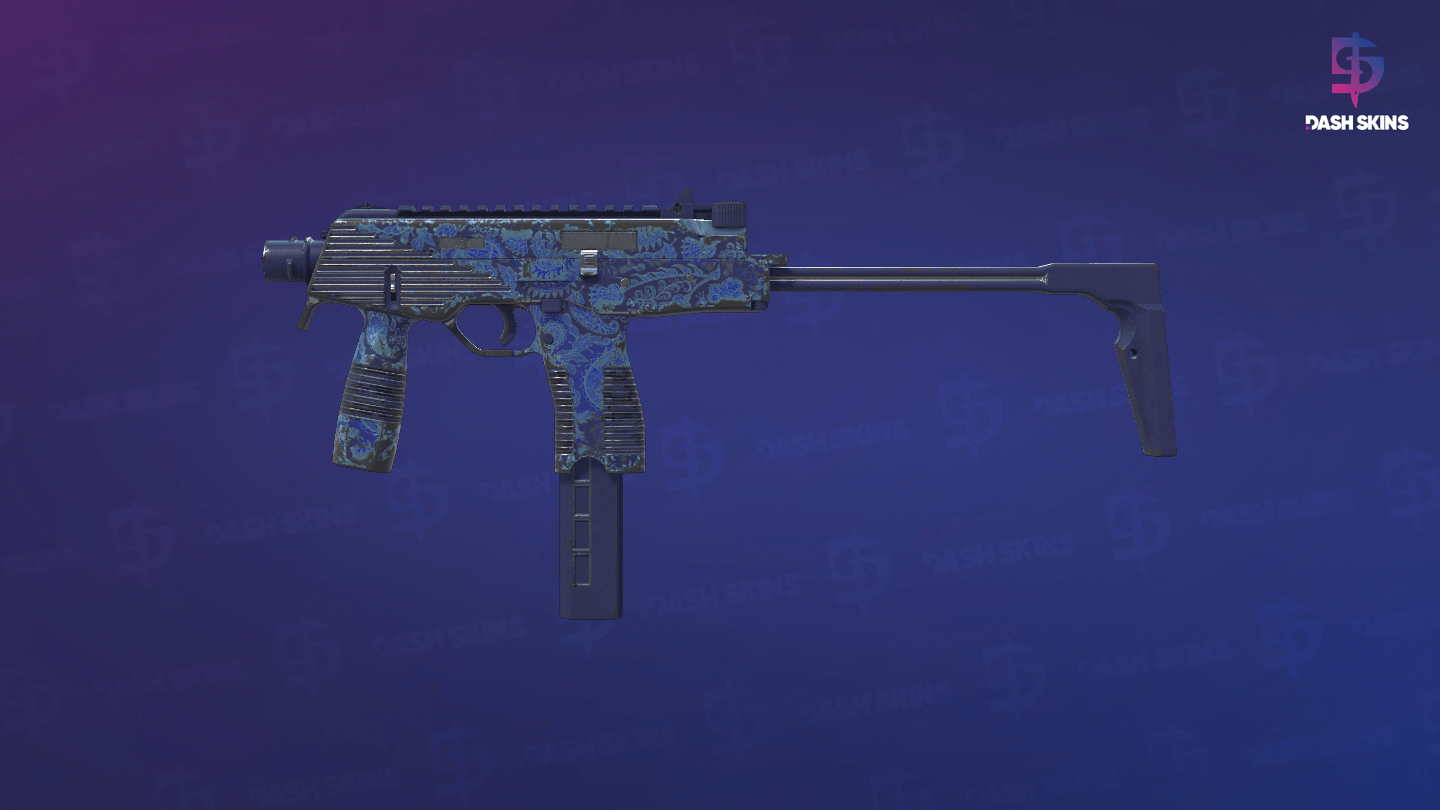 MP9 | Cobalt Paisley (Field-Tested) Screenshot Playside