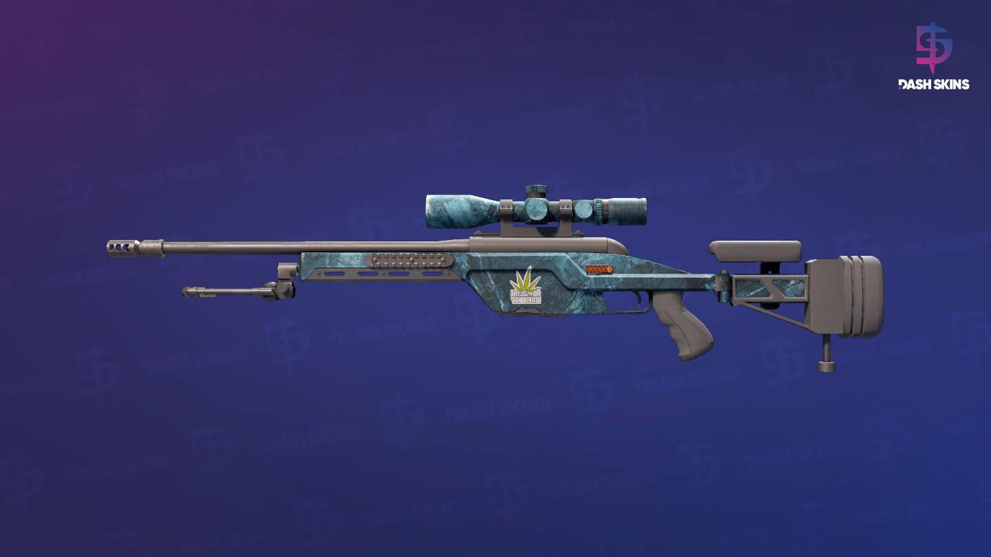 StatTrak™ SSG 08 | Abyss (Well-Worn) Screenshot Playside