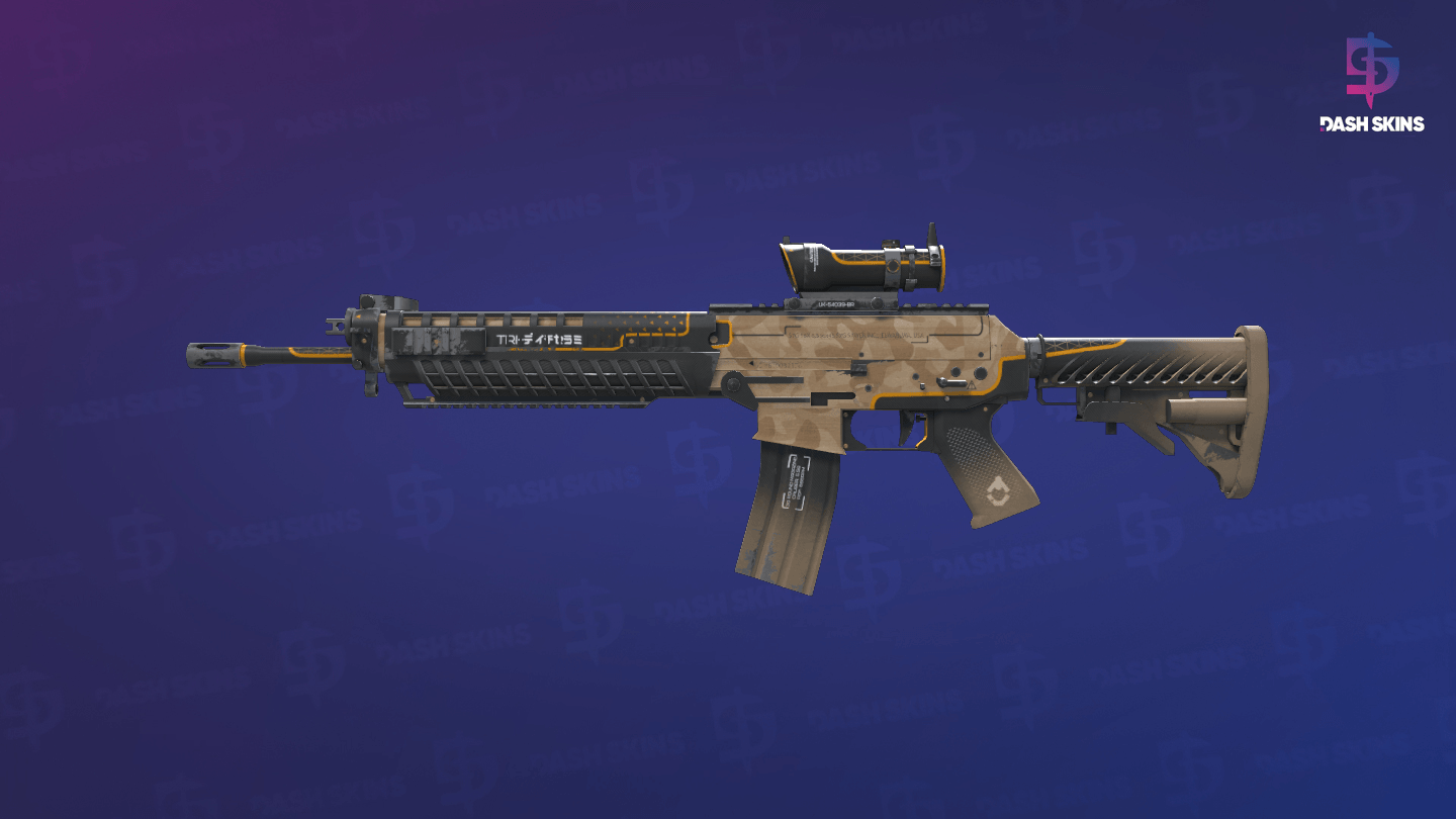 SG 553 | Triarch (Minimal Wear) Screenshot Playside