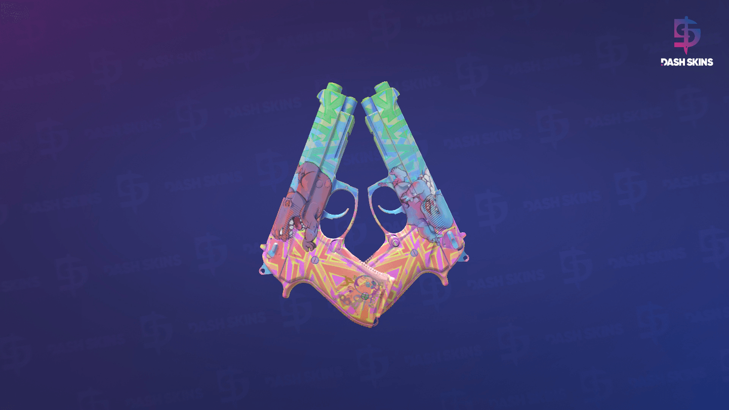 Dual Berettas | Sweet Little Angels (Factory New) Screenshot Playside
