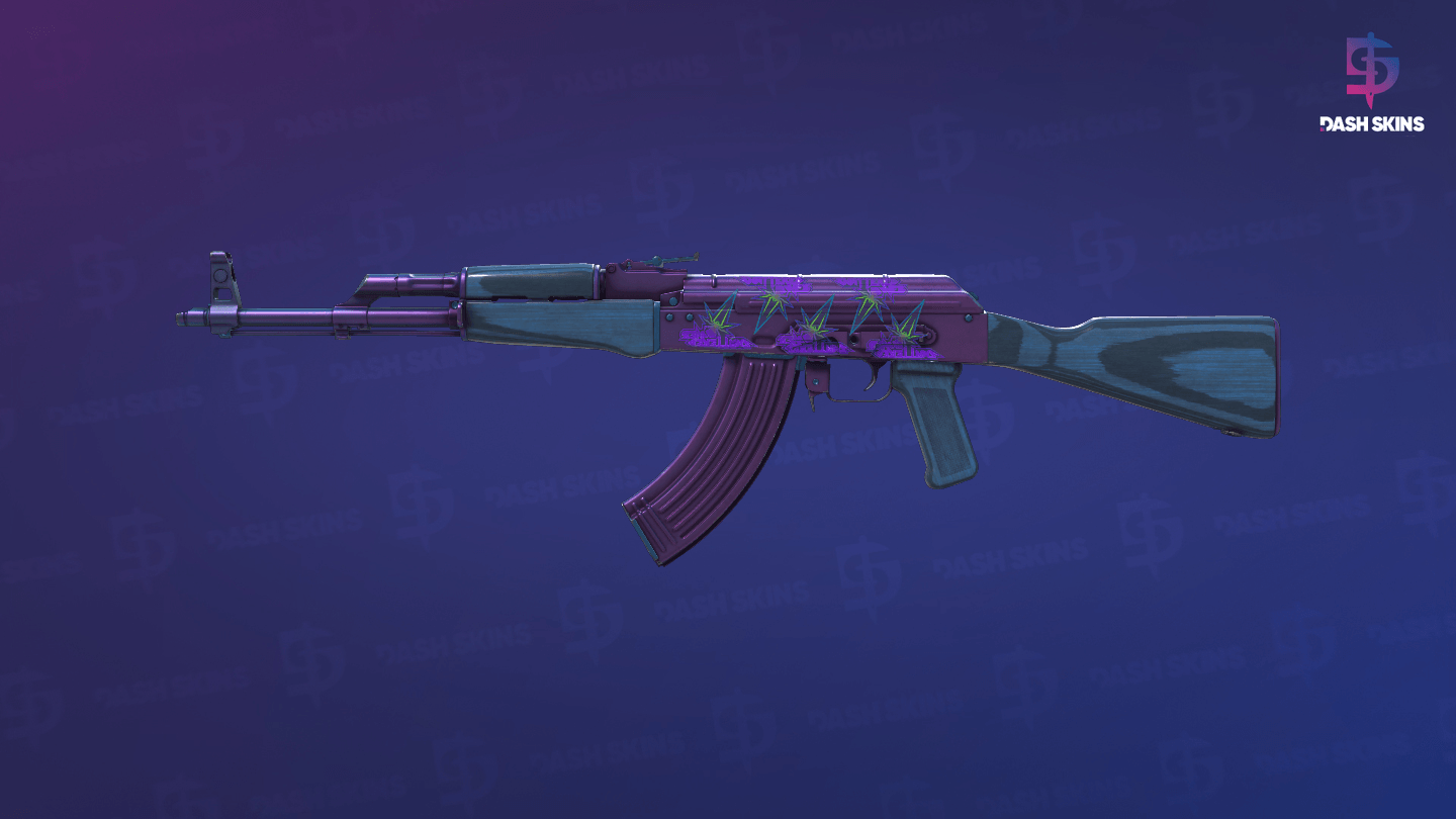 AK-47 | Midnight Laminate (Minimal Wear) Screenshot Playside