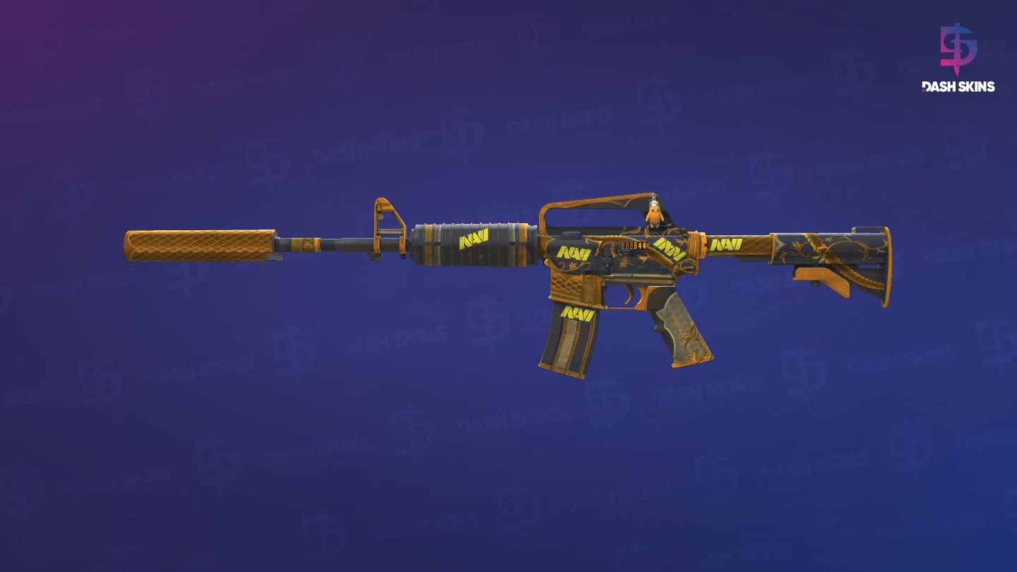 StatTrak™ M4A1-S | Golden Coil (Well-Worn) Screenshot Playside