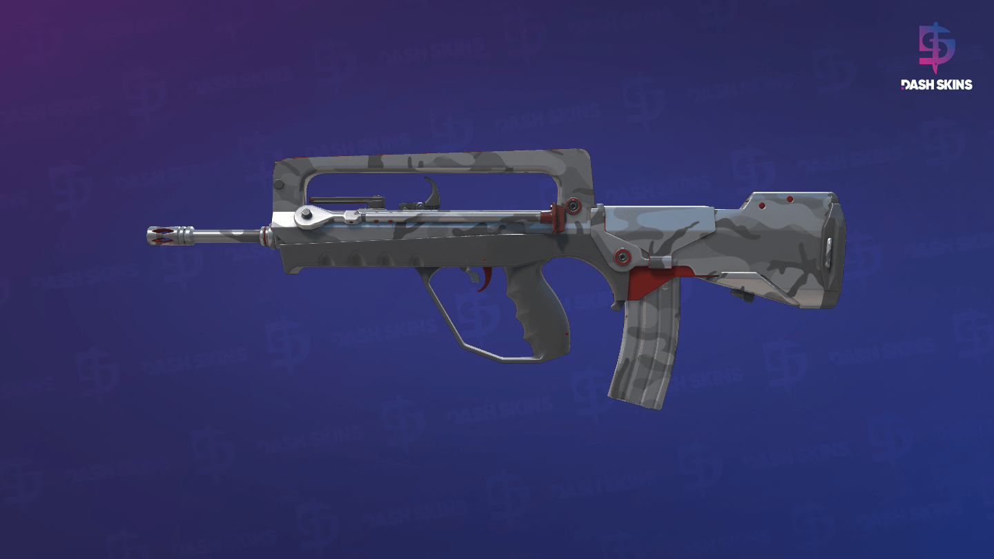 FAMAS | Grey Ghost (Factory New) Screenshot Playside
