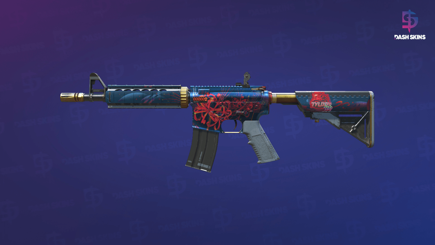 StatTrak™ M4A4 | Spider Lily (Field-Tested) Screenshot Playside