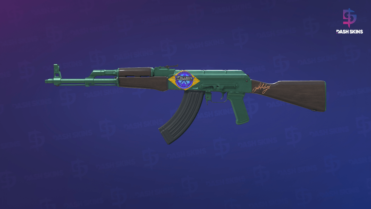 AK-47 | Wintergreen (Factory New) Screenshot Playside