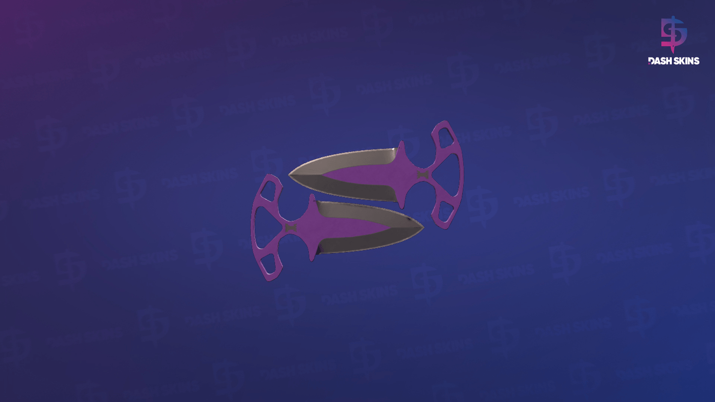 ★ Shadow Daggers | Ultraviolet (Minimal Wear) Screenshot Playside