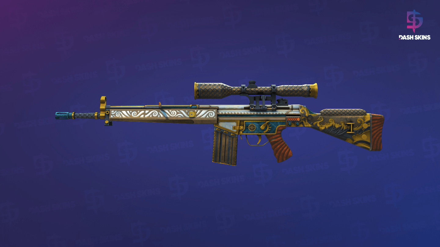 StatTrak™ G3SG1 | High Seas (Minimal Wear) Screenshot Playside