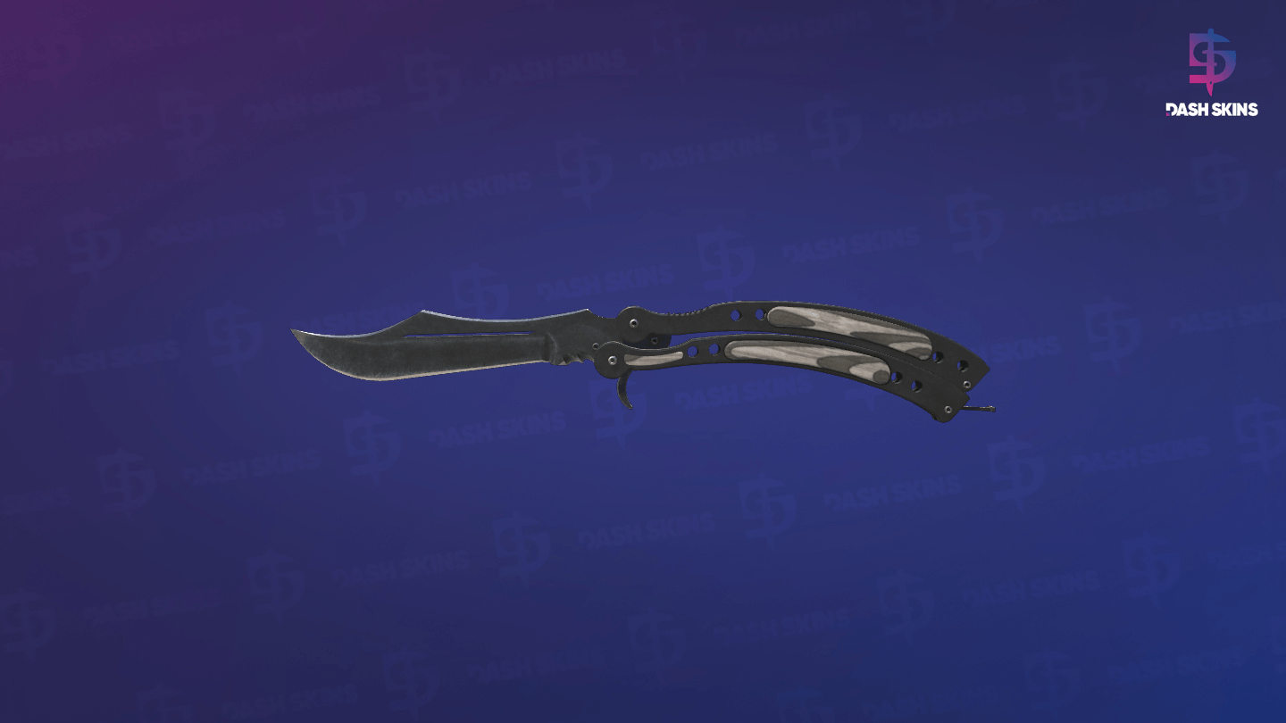 ★ Butterfly Knife | Black Laminate (Field-Tested) Screenshot Playside