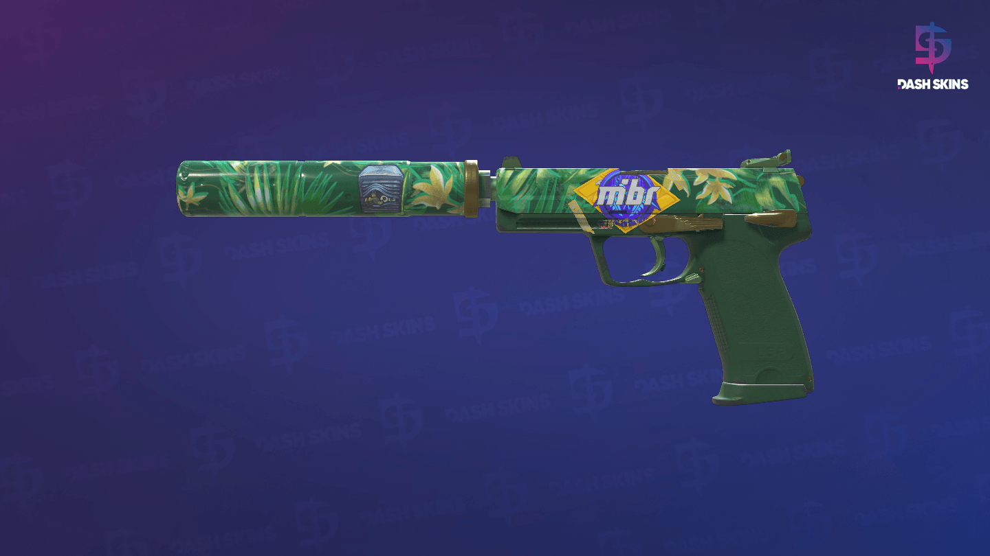 USP-S | Tropical Breeze (Minimal Wear) Screenshot Playside