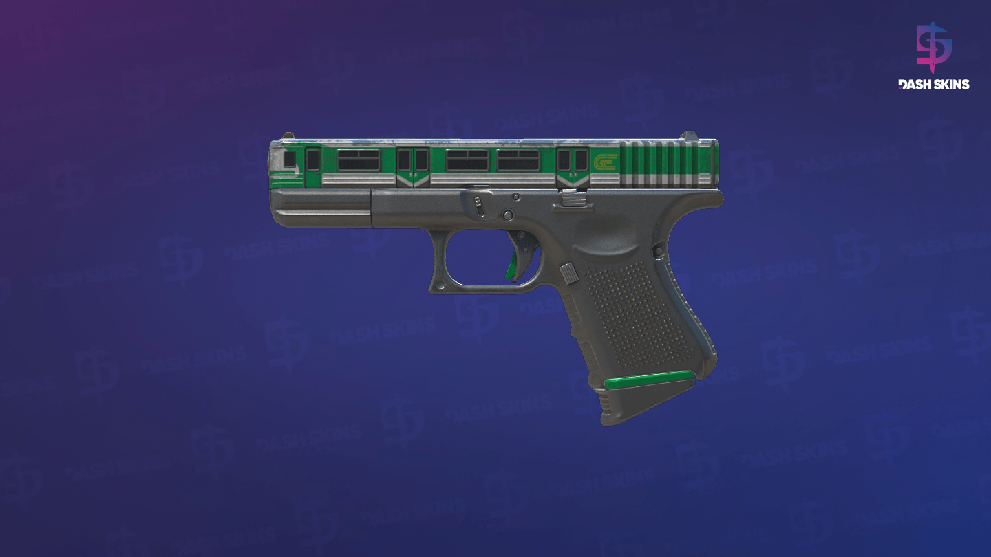 Glock-18 | Green Line (Minimal Wear) Screenshot Playside