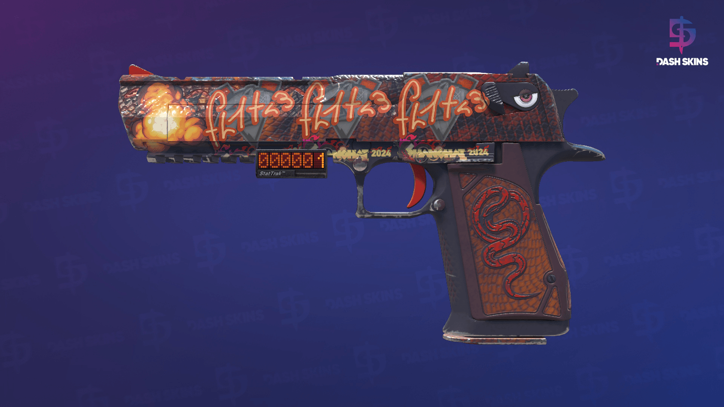 StatTrak™ Desert Eagle | Serpent Strike (Minimal Wear) Screenshot Playside