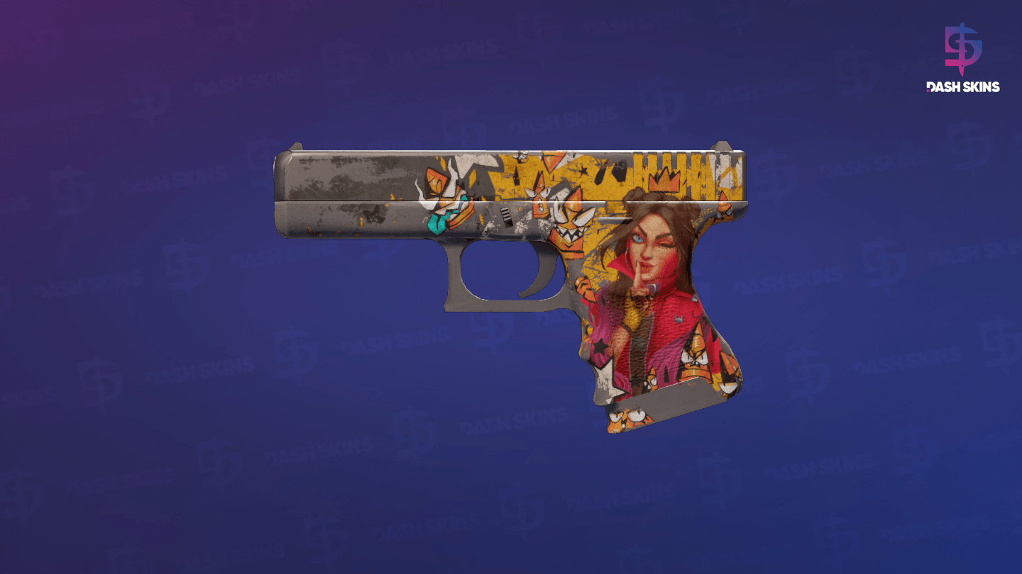 Glock-18 | Bullet Queen (Battle-Scarred) Screenshot Playside