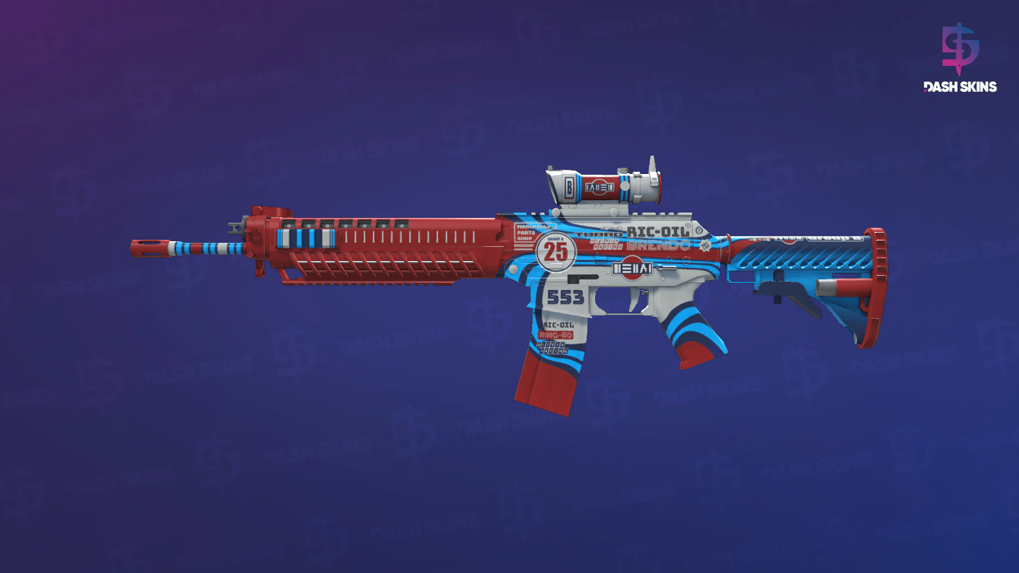 SG 553 | Integrale (Minimal Wear) Screenshot Playside