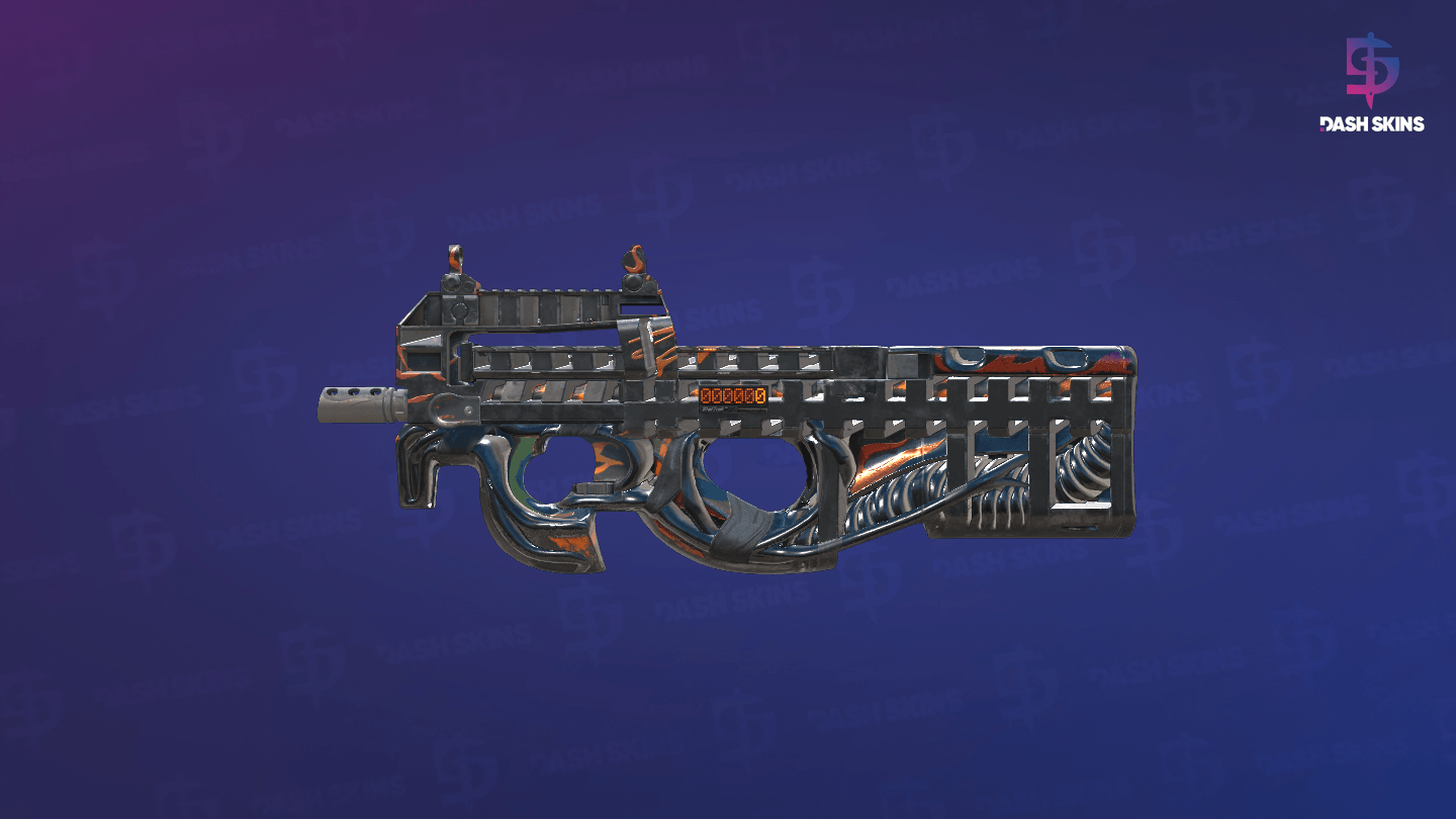 StatTrak™ P90 | Vent Rush (Minimal Wear) Screenshot Playside