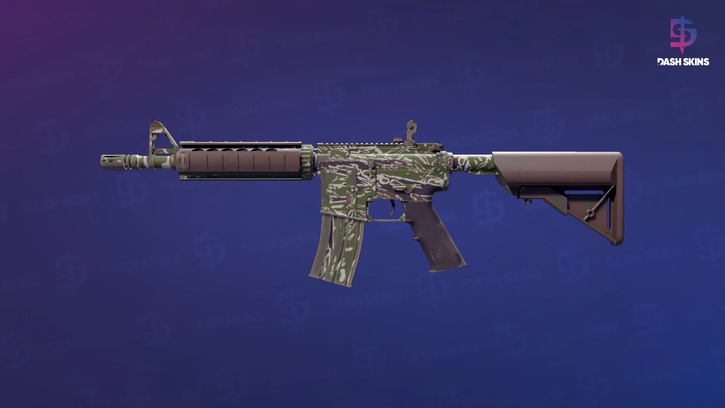 M4A4 | Jungle Tiger (Field-Tested) Screenshot Playside