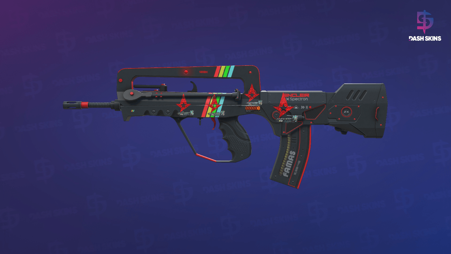 StatTrak™ FAMAS | ZX Spectron (Field-Tested) Screenshot Playside