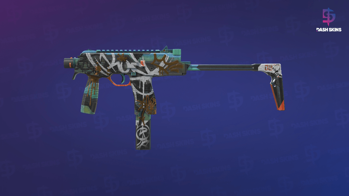 MP9 | Urban Sovereign (Well-Worn) Screenshot Playside