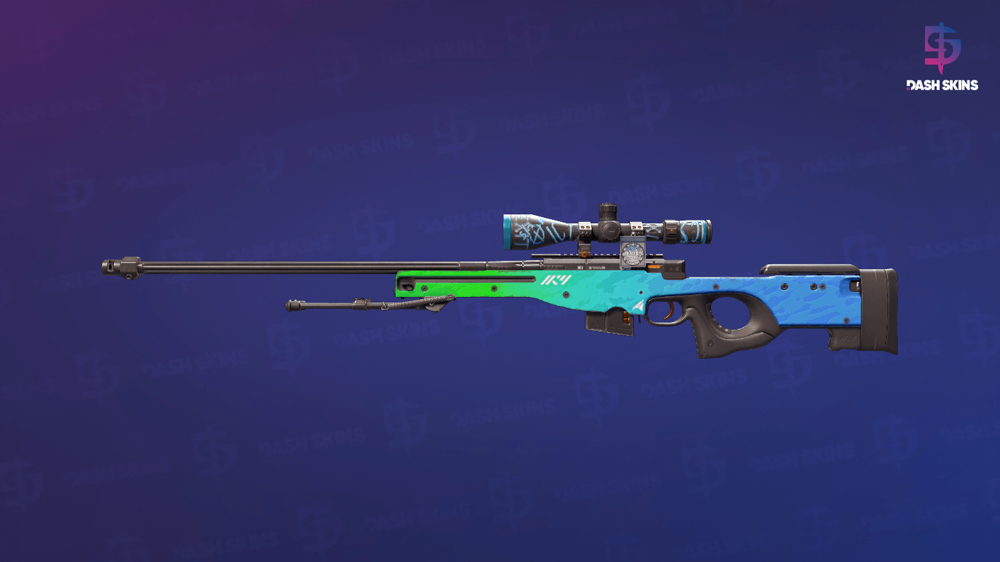 AWP | Ice Coaled (Field-Tested) Screenshot Playside