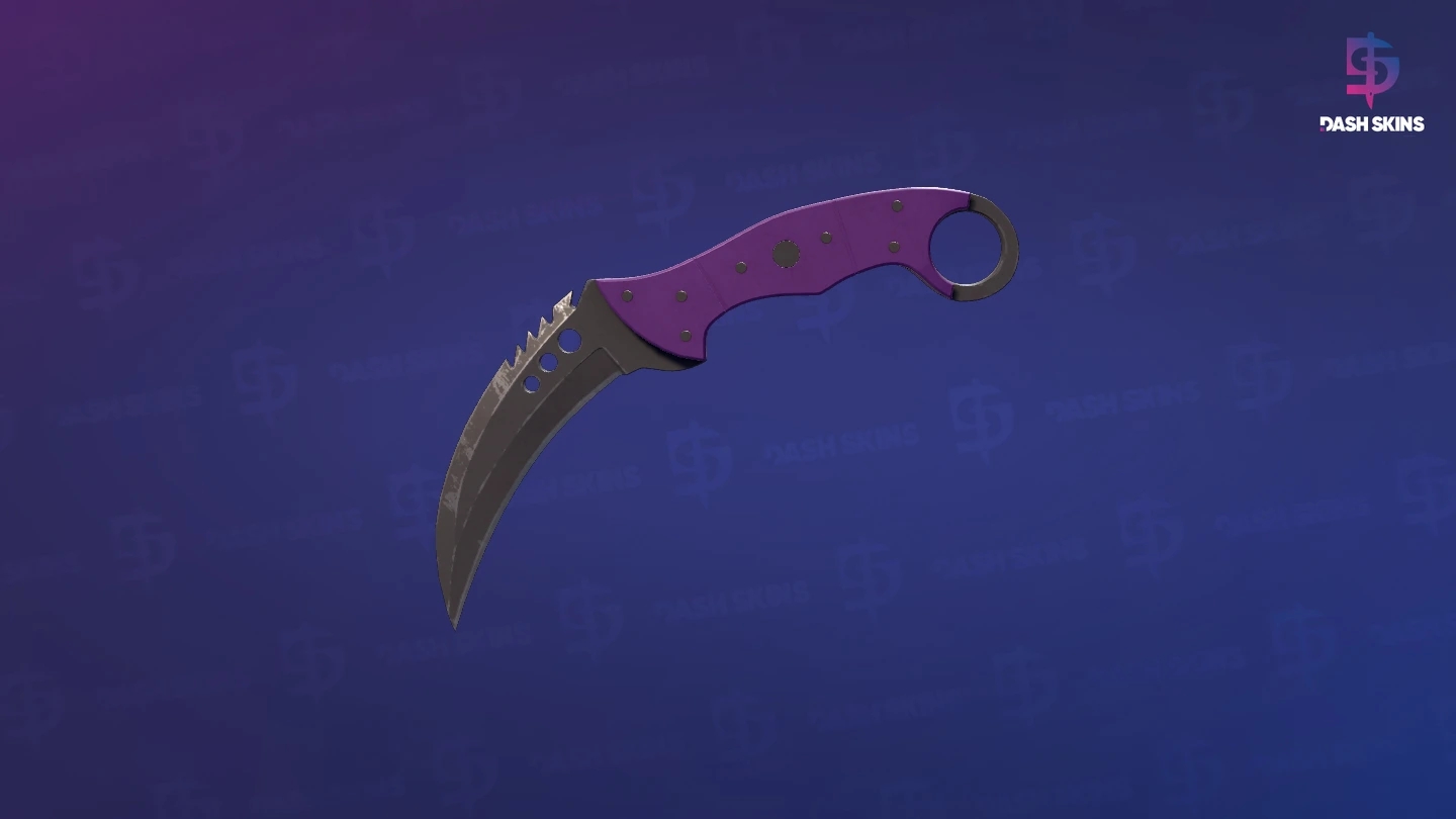 ★ StatTrak™ Talon Knife | Ultraviolet (Field-Tested) Screenshot Playside