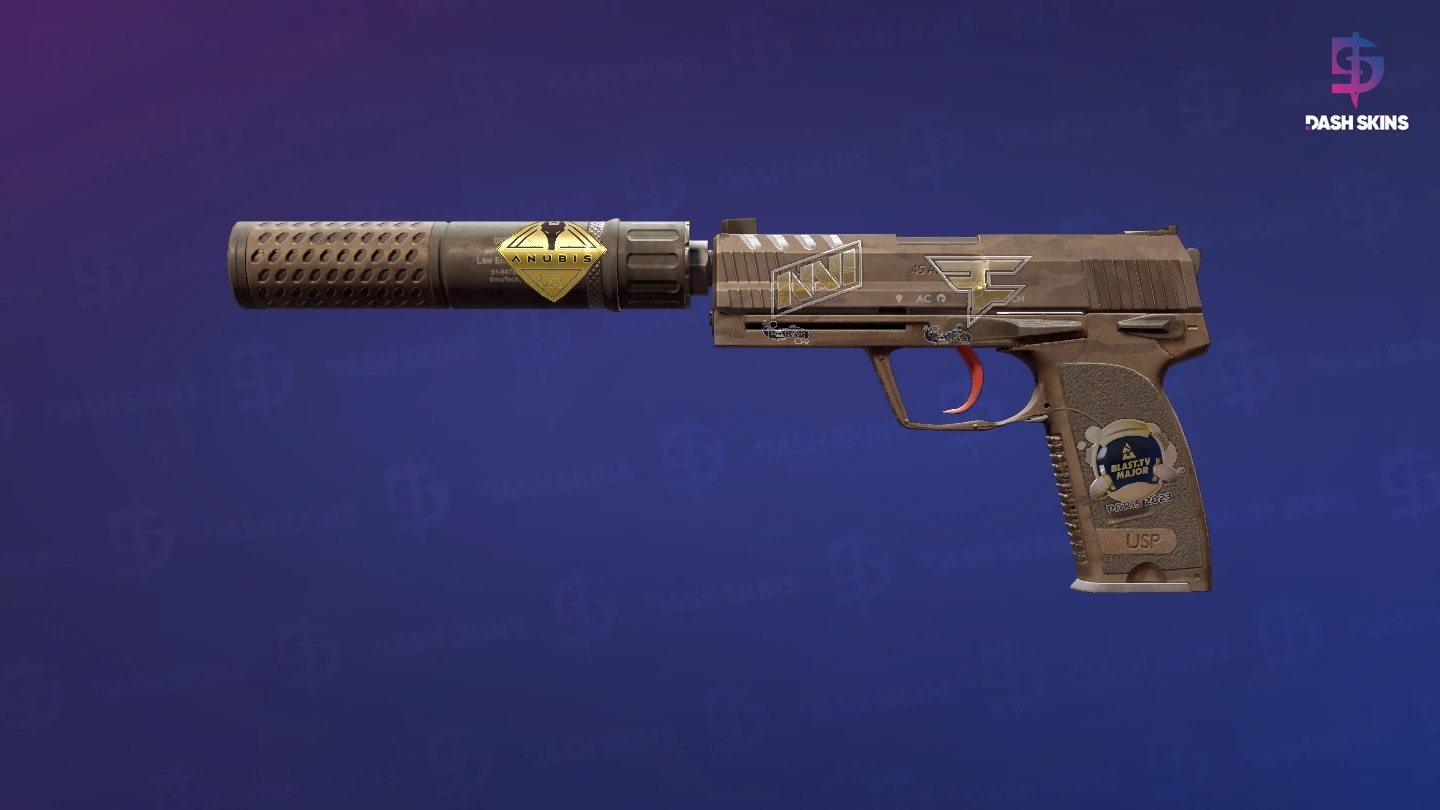 Souvenir USP-S | Desert Tactical (Well-Worn) Screenshot Playside