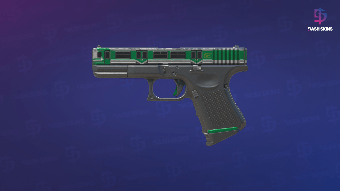 Glock-18 | Green Line (Minimal Wear) Screenshot Playside