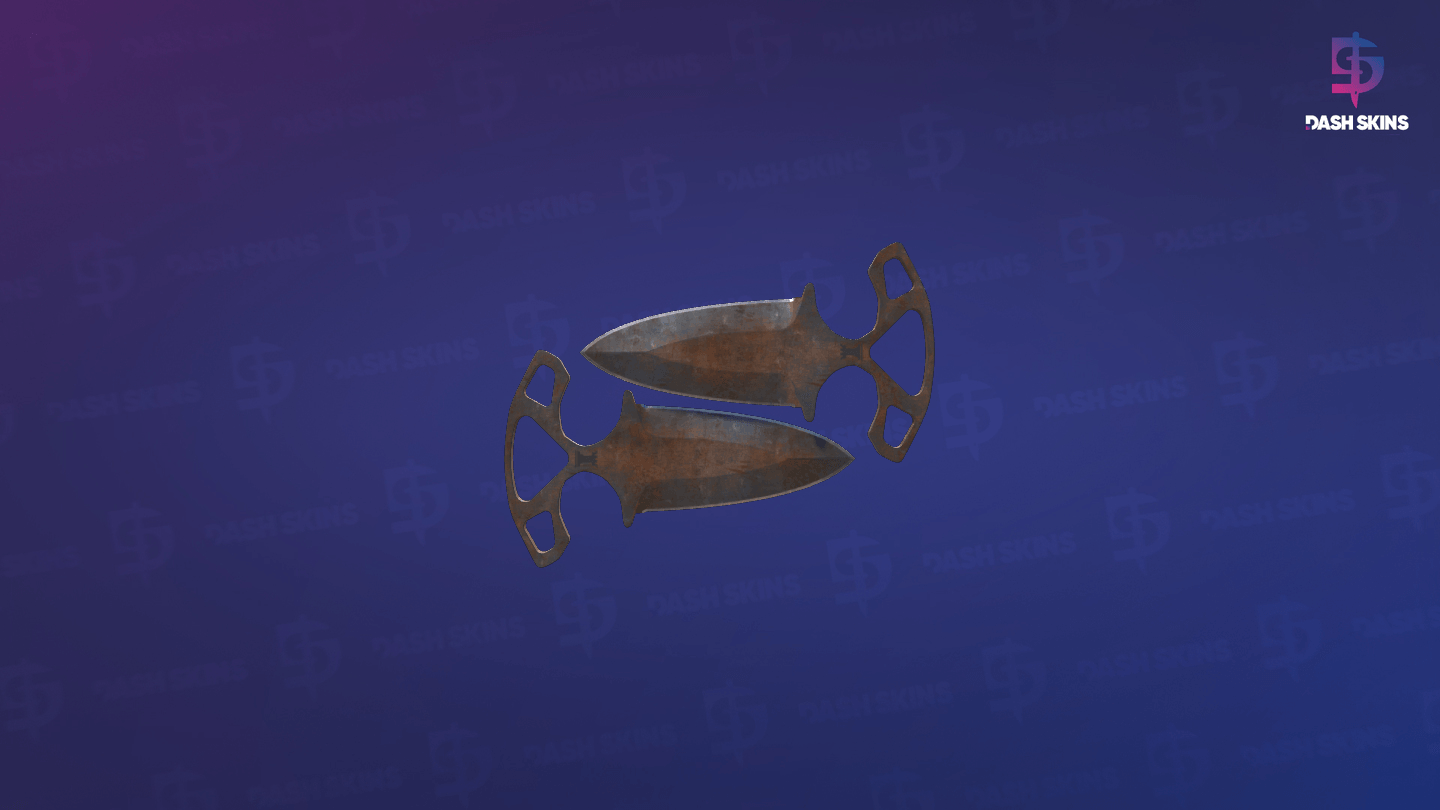 ★ Shadow Daggers | Rust Coat (Battle-Scarred) Screenshot Playside