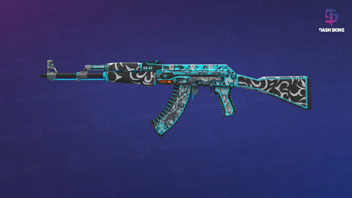 StatTrak™ AK-47 | Frontside Misty (Well-Worn) Screenshot Playside