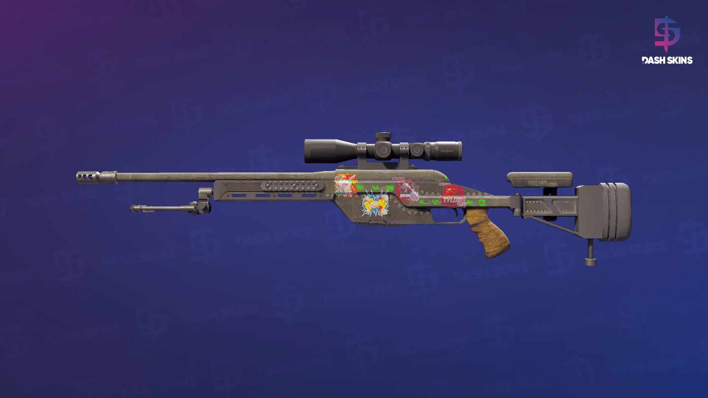 SSG 08 | Necropos (Field-Tested) Screenshot Playside