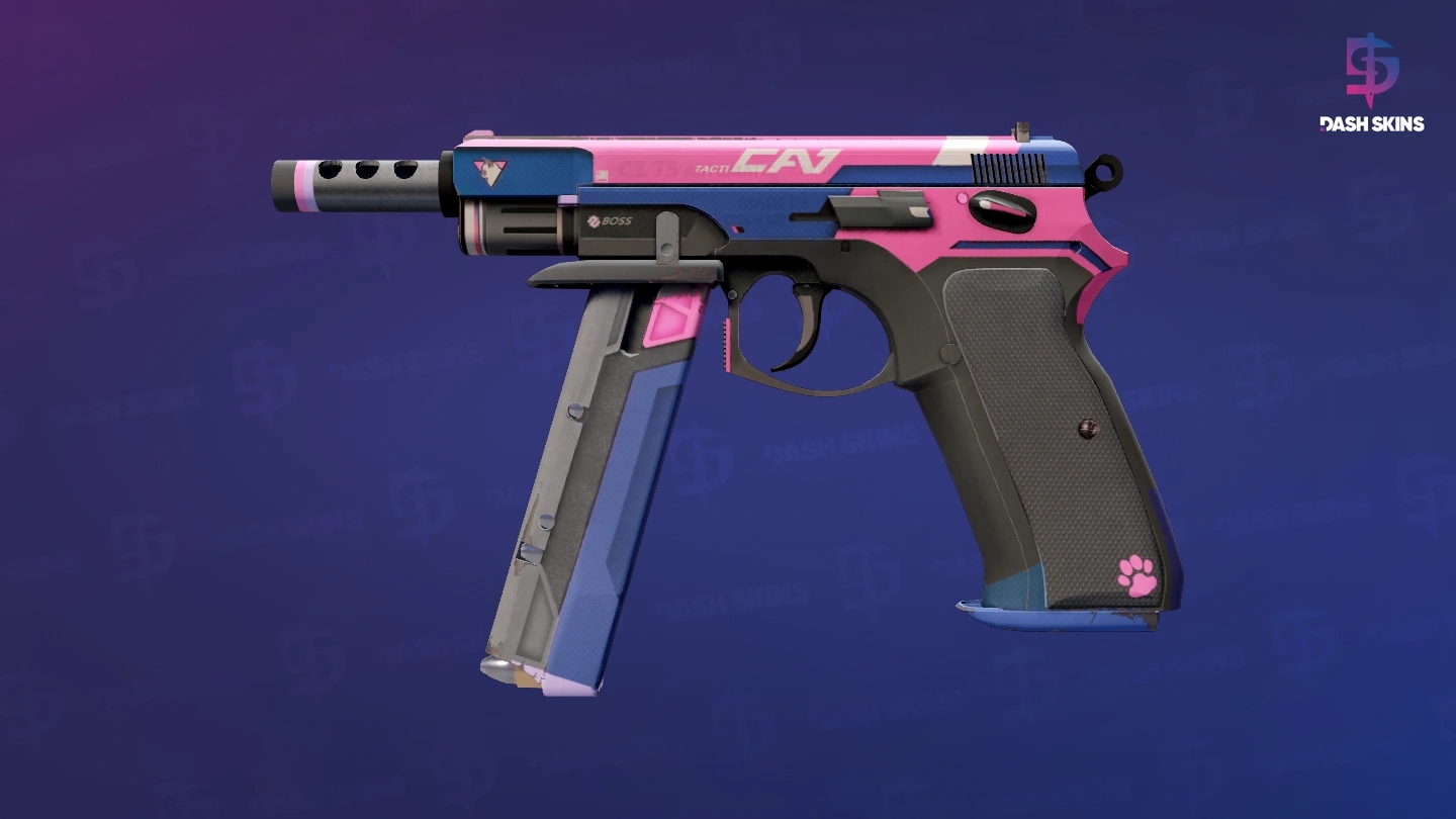 CZ75-Auto | Tacticat (Minimal Wear) Screenshot Playside