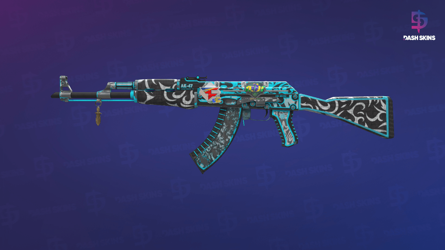 AK-47 | Frontside Misty (Battle-Scarred) Screenshot Playside