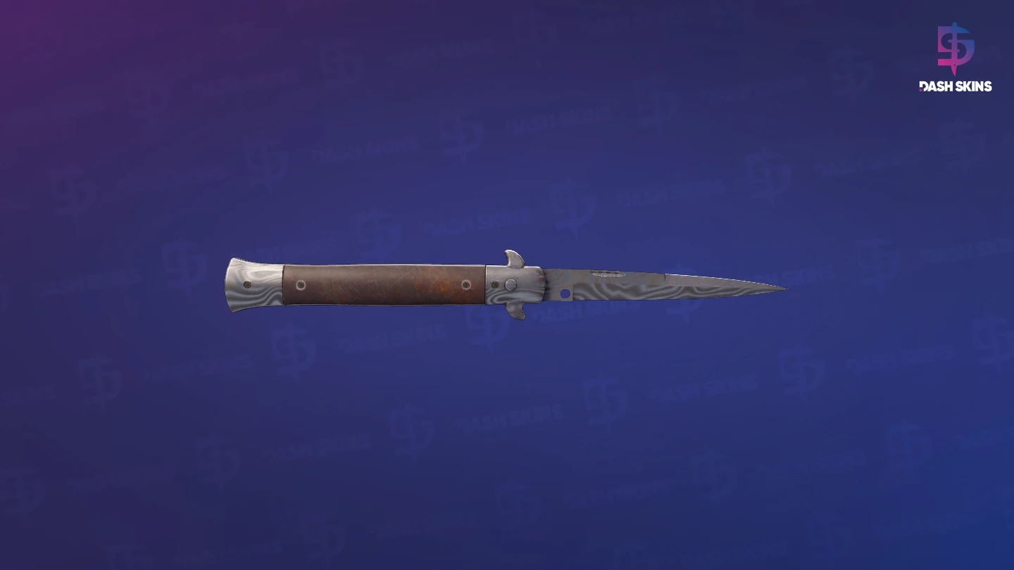 ★ Stiletto Knife | Damascus Steel (Field-Tested) Screenshot Playside