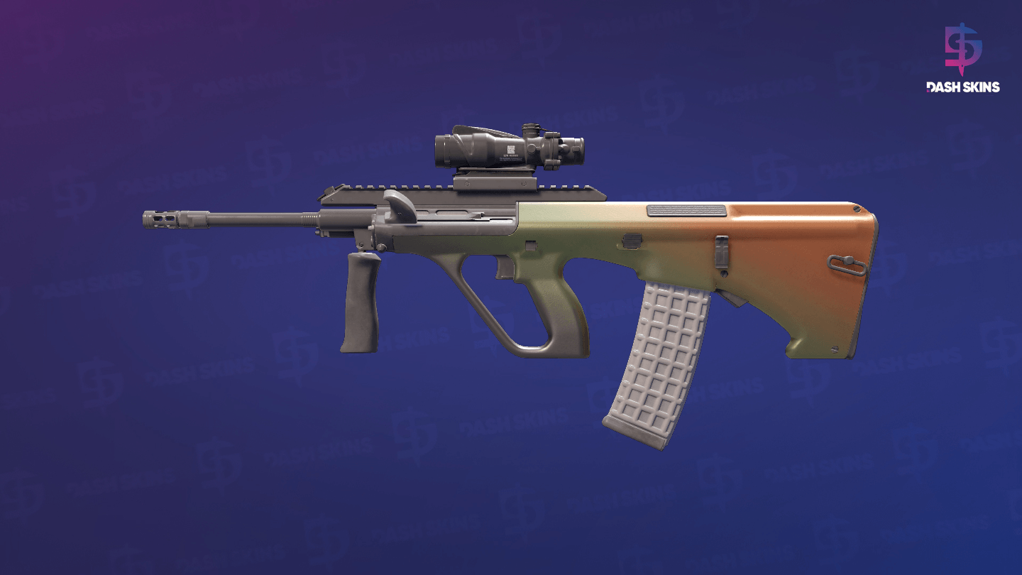 AUG | Amber Fade (Factory New) Screenshot Playside