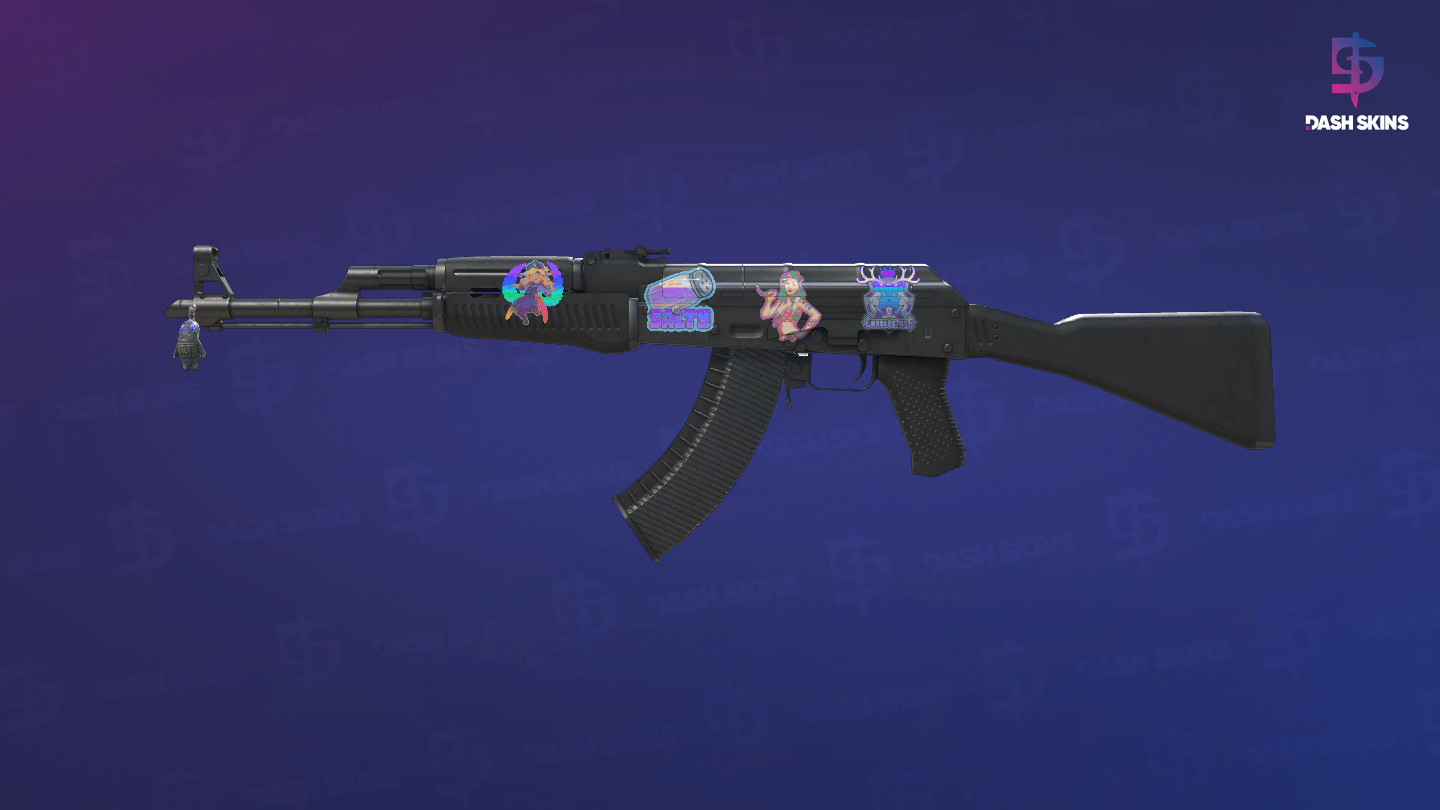 AK-47 | Slate (Well-Worn) Screenshot Playside