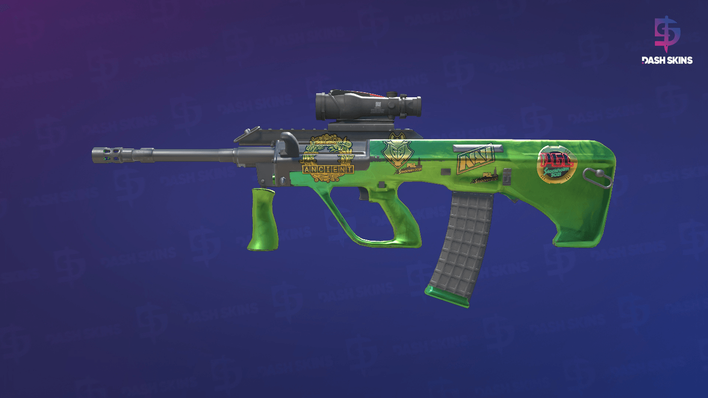 Souvenir AUG | Carved Jade (Factory New) Screenshot Playside