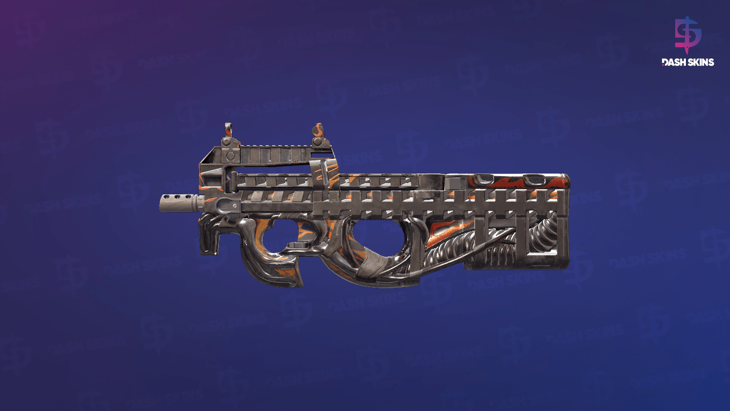 P90 | Vent Rush (Battle-Scarred) Screenshot Playside