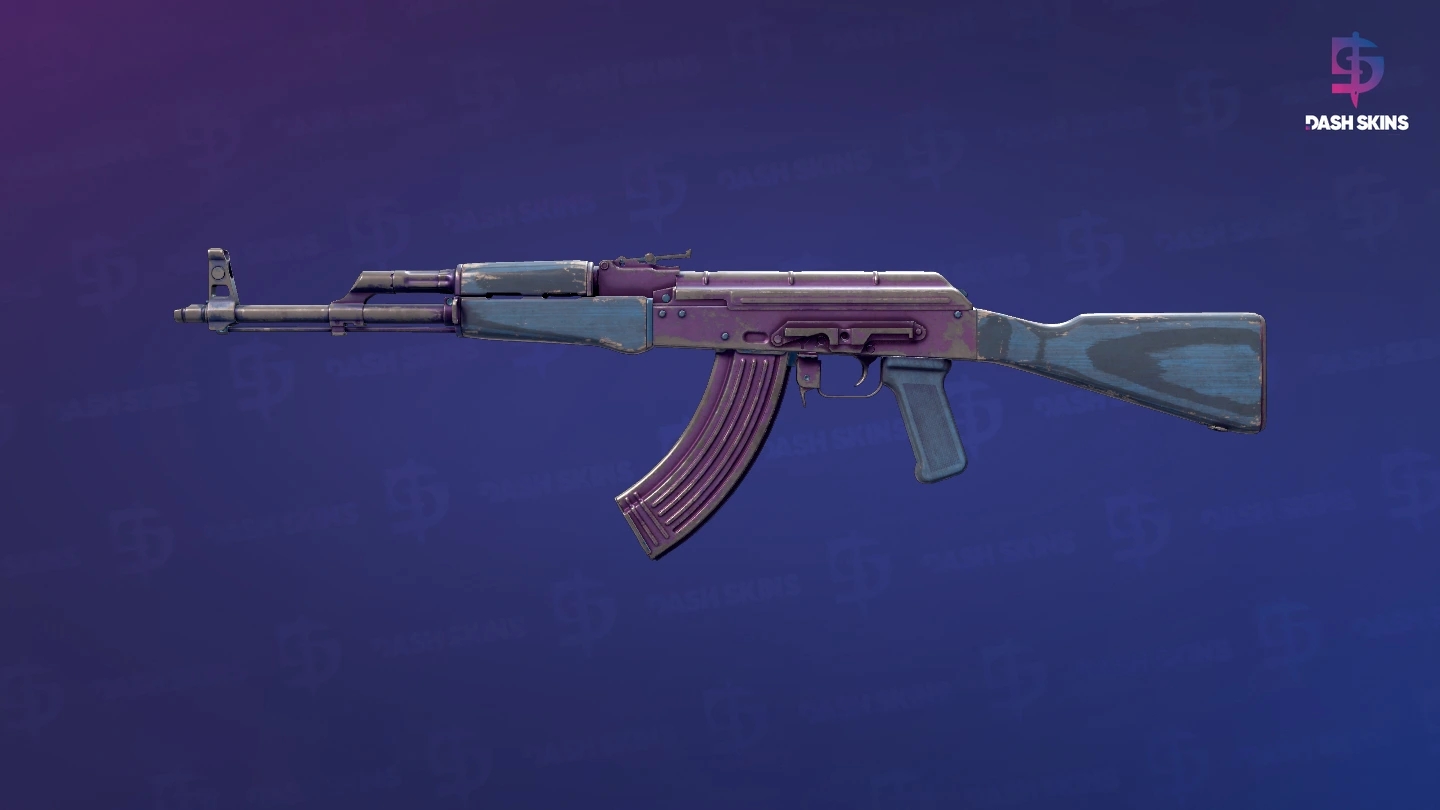 AK-47 | Midnight Laminate (Battle-Scarred) Screenshot Playside