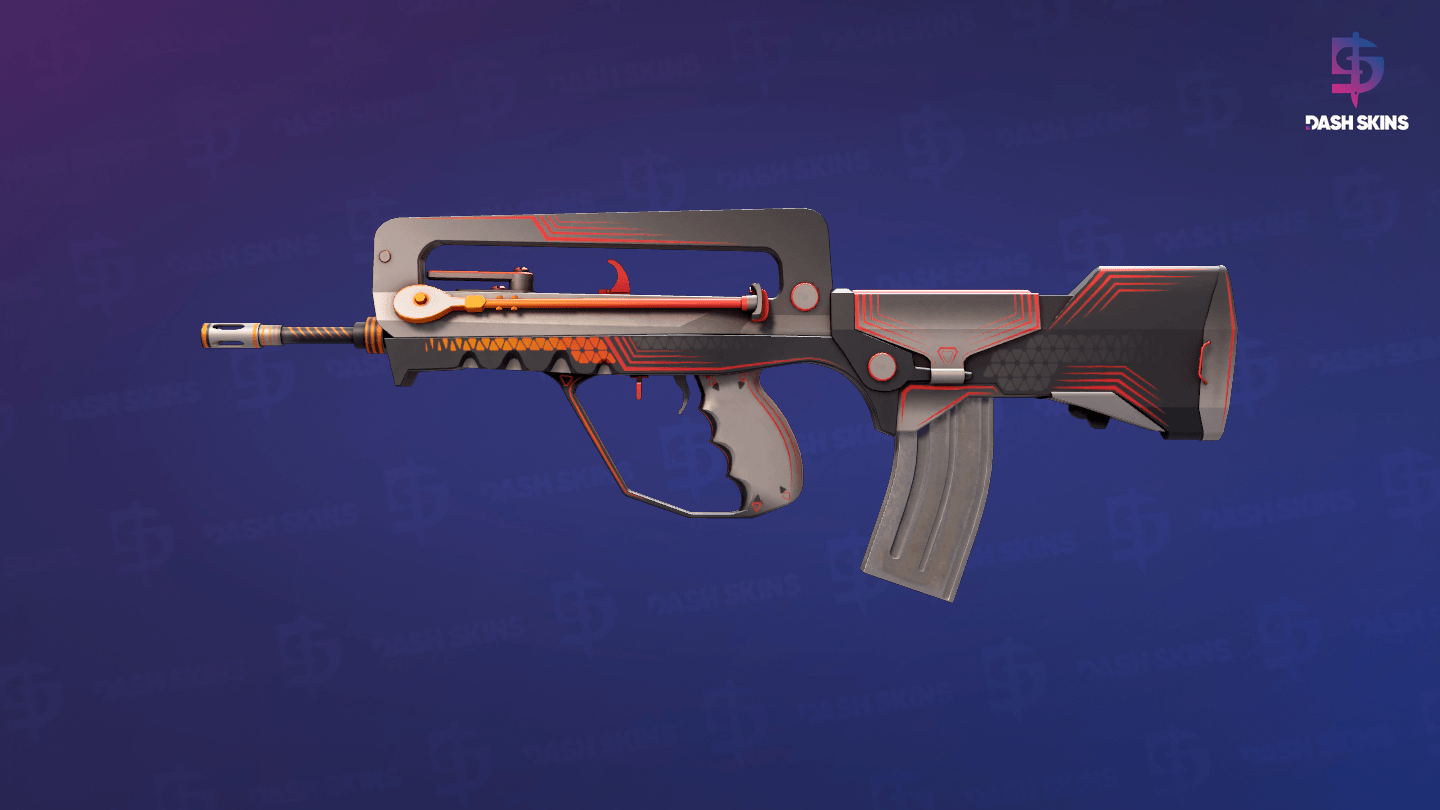 FAMAS | Valence (Minimal Wear) Screenshot Playside
