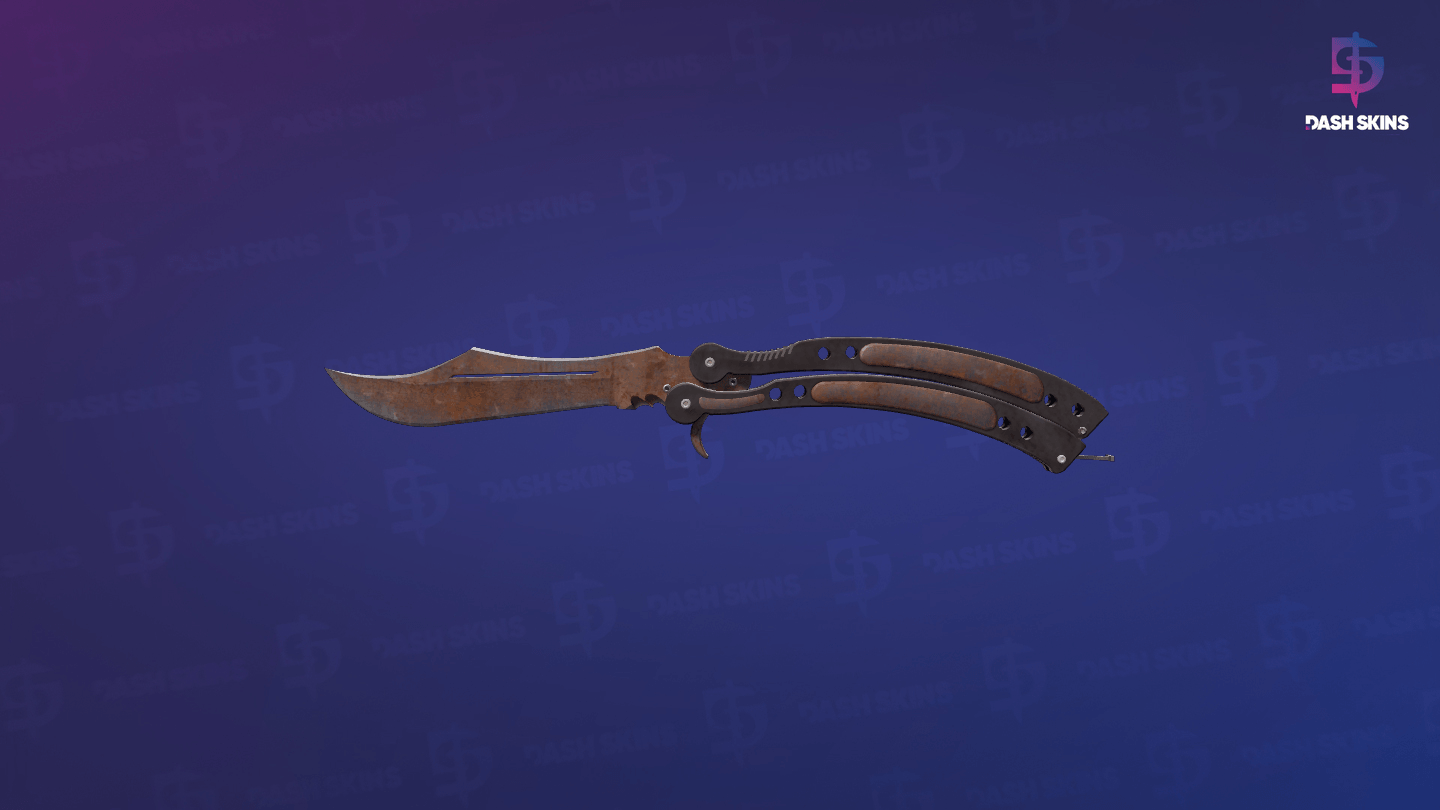 ★ Butterfly Knife | Rust Coat (Battle-Scarred) Screenshot Playside