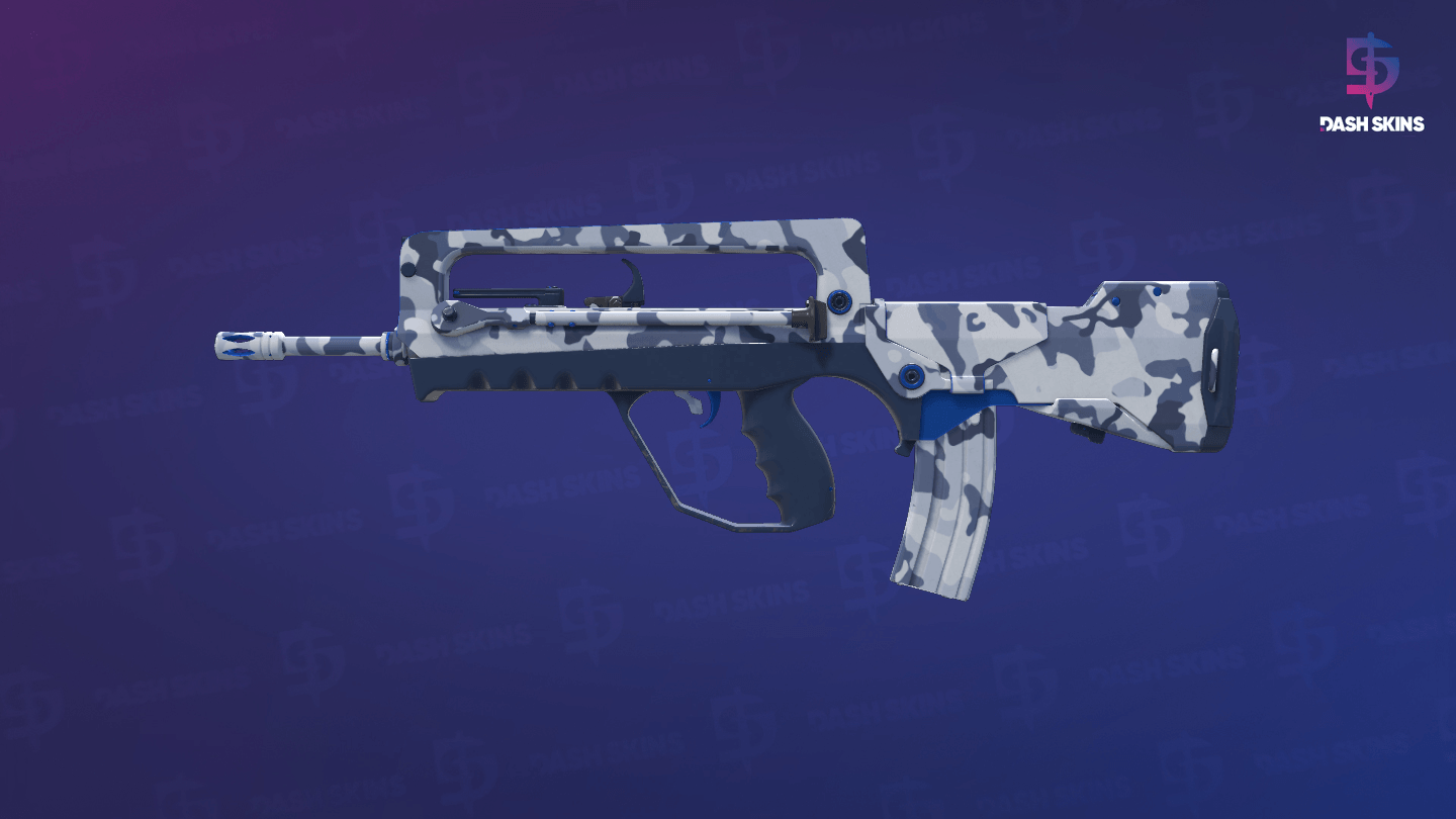 FAMAS | Yeti Camo (Factory New) Screenshot Playside